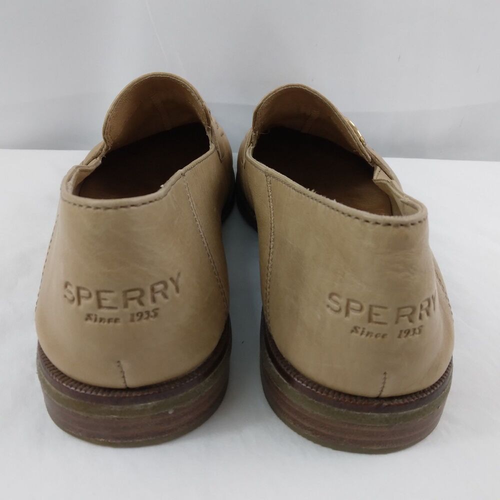 Sperry Seaport Buckle Tan Loafers Casual Career Classic Women’s Size 11 - Picture 11 of 13